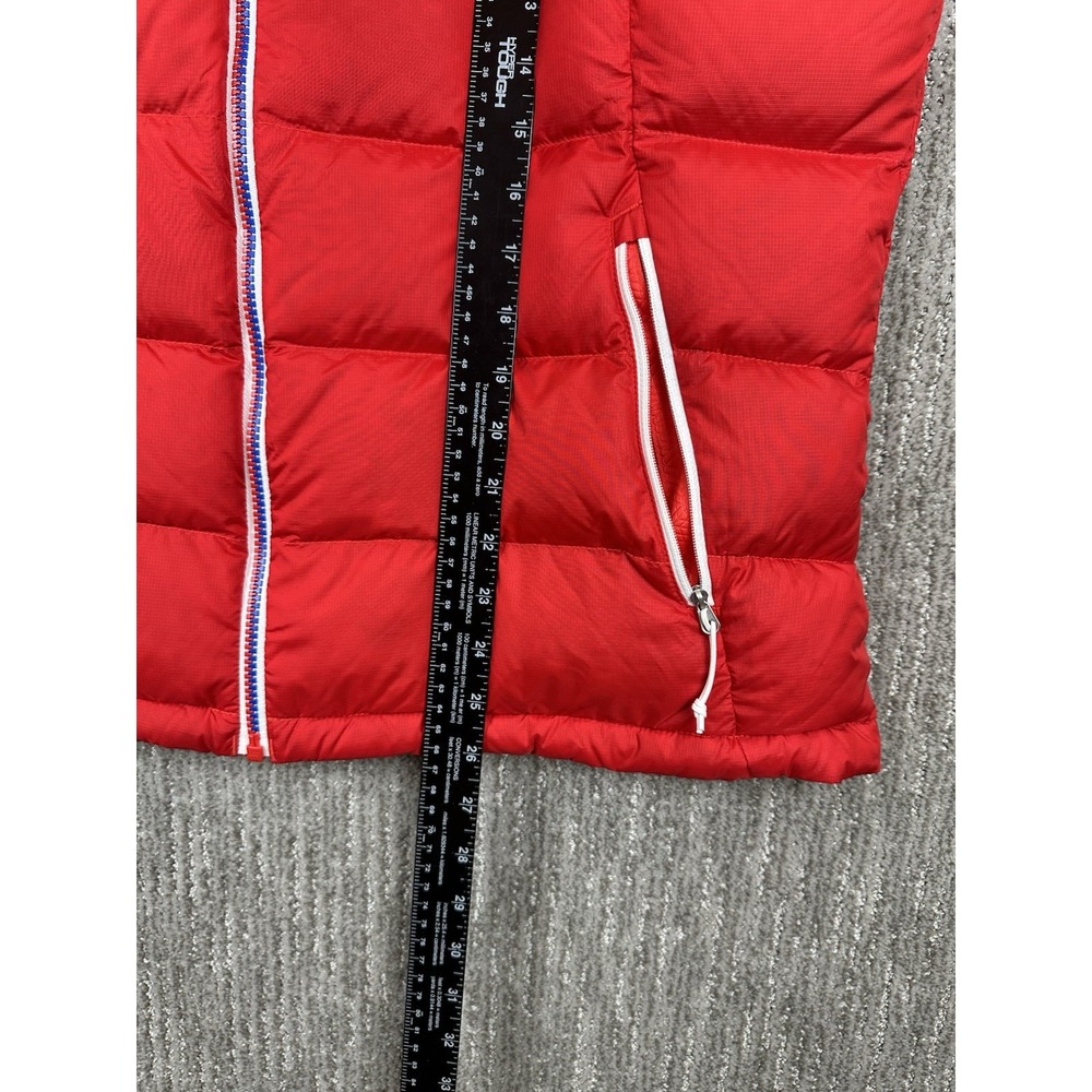The North Face Village 700 RU14 Women's XL Down Puffer Vest Red White Blue - Picture 10 of 11